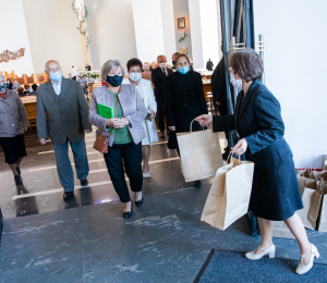 Msza św. z udziałem seniorów z terenu gminy