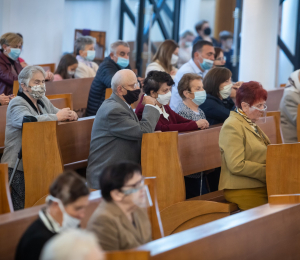 Msza św. z udziałem seniorów z terenu gminy