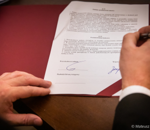 Podpisanie umowy na dofinansowanie z Rządowego Funduszu Rozwoju Dróg