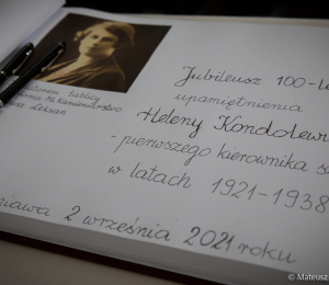 Jubileusz 100-lecia upamiętnienia Heleny Kondolewicz