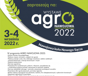 AGRO Nawojowa 2022! Zapraszamy!