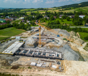 Imponujący postęp prac związanych z budową nowej szkoły podstawowej w Gródku 