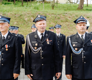 Poświęcenie samochodu dla OSP Wawrzka