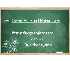 Dzień Edukacji Narodowej