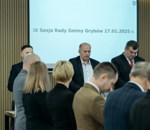 IX Sesja Rady Gminy Grybów – 17 stycznia 2025 r.