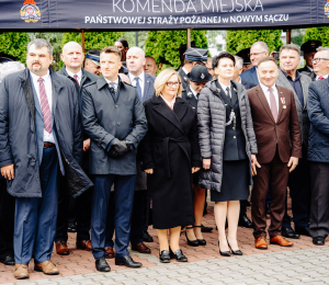 Powiatowy Dzień Strażaka – odznaczenie dla wójta i druhów z Gminy Grybów