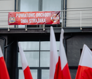 Powiatowy Dzień Strażaka – odznaczenie dla wójta i druhów z Gminy Grybów