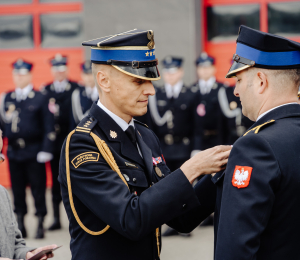 Powiatowy Dzień Strażaka – odznaczenie dla wójta i druhów z Gminy Grybów