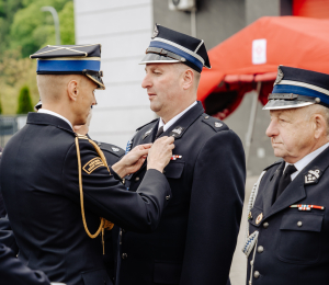 Powiatowy Dzień Strażaka – odznaczenie dla wójta i druhów z Gminy Grybów