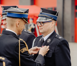 Powiatowy Dzień Strażaka – odznaczenie dla wójta i druhów z Gminy Grybów