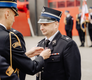 Powiatowy Dzień Strażaka – odznaczenie dla wójta i druhów z Gminy Grybów