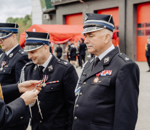 Powiatowy Dzień Strażaka – odznaczenie dla wójta i druhów z Gminy Grybów