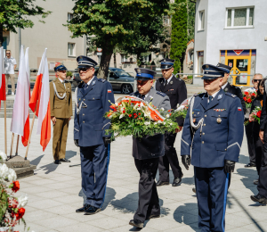 Uroczyste obchody Święta Wojska Polskiego w Grybowie