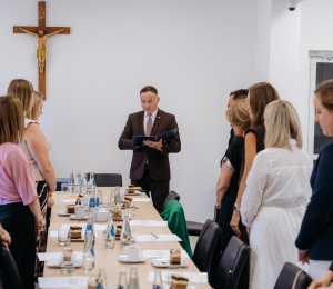 Uroczyste wręczenie aktów mianowania nauczycielom z Gminy Grybów