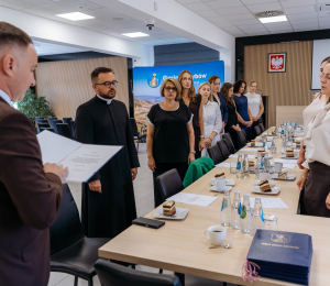 Uroczyste wręczenie aktów mianowania nauczycielom z Gminy Grybów