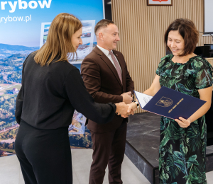 Uroczyste wręczenie aktów mianowania nauczycielom z Gminy Grybów