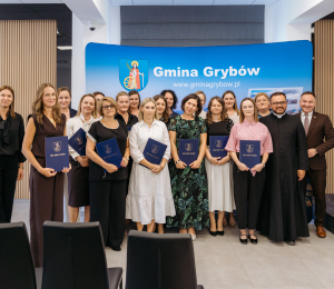 Uroczyste wręczenie aktów mianowania nauczycielom z Gminy Grybów