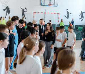 Młodzież z Francji z wizytą w naszej gminie