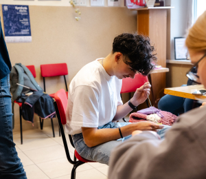 Młodzież z Francji z wizytą w naszej gminie