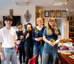 Młodzież z Francji z wizytą w naszej gminie