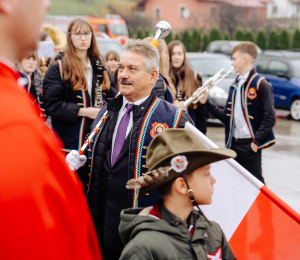 Gmina Grybów uczciła 107. rocznicę odzyskania przez Polskę Niepodległości