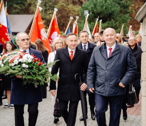 Gmina Grybów uczciła 107. rocznicę odzyskania przez Polskę Niepodległości