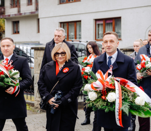 Gmina Grybów uczciła 107. rocznicę odzyskania przez Polskę Niepodległości