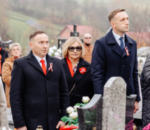 Gmina Grybów uczciła 107. rocznicę odzyskania przez Polskę Niepodległości