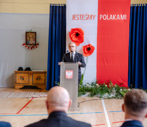 Gmina Grybów uczciła 107. rocznicę odzyskania przez Polskę Niepodległości