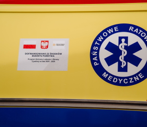 Do podstacji Sądeckiego Pogotowia Ratunkowego w Grybowie trafił nowoczesny ambulans.