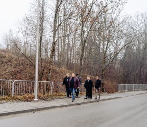 Droga Nowy Sącz–Florynka z nowym oświetleniem