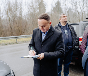 Droga Nowy Sącz–Florynka z nowym oświetleniem