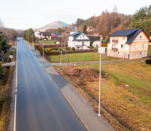 Droga Nowy Sącz–Florynka z nowym oświetleniem