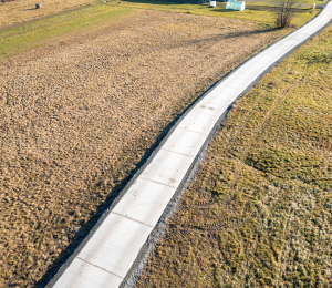 6 nowych odcinków dróg betonowych w Gminie Grybów