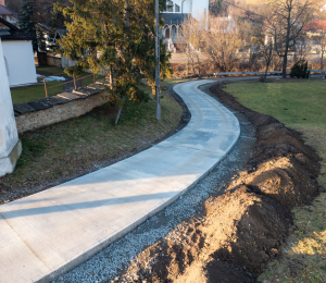 6 nowych odcinków dróg betonowych w Gminie Grybów