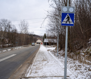 638 metrów bezpieczeństwa dla pieszych – nowy chodnik w Krużlowej Niżnej gotowy!