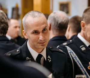 Uroczyste posiedzenie Zarządu Oddziału Miejsko-Gminnego ZOSP RP w Grybowie