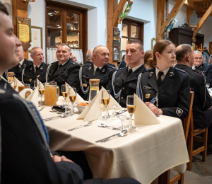 Uroczyste posiedzenie Zarządu Oddziału Miejsko-Gminnego ZOSP RP w Grybowie