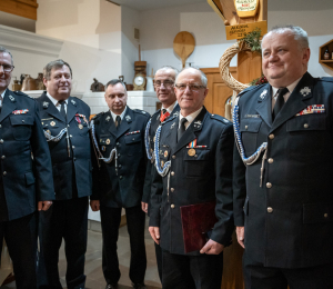 Uroczyste posiedzenie Zarządu Oddziału Miejsko-Gminnego ZOSP RP w Grybowie