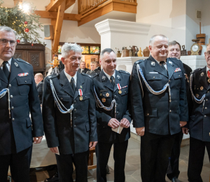 Uroczyste posiedzenie Zarządu Oddziału Miejsko-Gminnego ZOSP RP w Grybowie