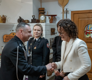 Uroczyste posiedzenie Zarządu Oddziału Miejsko-Gminnego ZOSP RP w Grybowie
