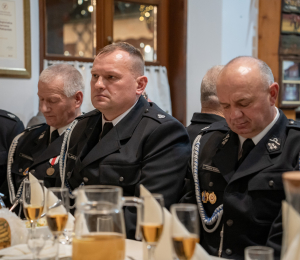 Uroczyste posiedzenie Zarządu Oddziału Miejsko-Gminnego ZOSP RP w Grybowie
