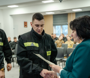 Druhowie z naszych jednostek OSP z certyfikatami KPP!