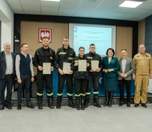 Druhowie z naszych jednostek OSP z certyfikatami KPP!