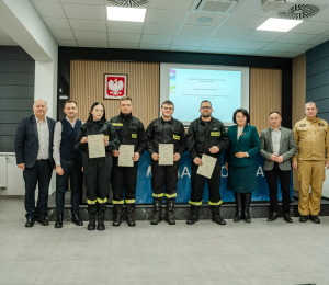 Druhowie z naszych jednostek OSP z certyfikatami KPP!