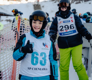 Ponad 220 zawodników i sportowe emocje – VII Gminne Zawody Narciarskie w Cieniawie