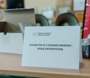 Przekazanie sprzętu w ramach Programu Ochrony Ludności i Obrony Cywilnej