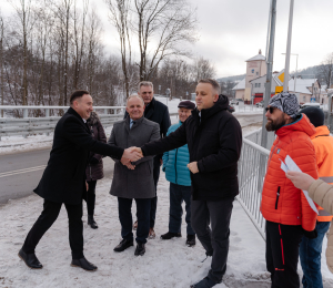 Nowy most w Krużlowej Wyżnej oficjalnie otwarty