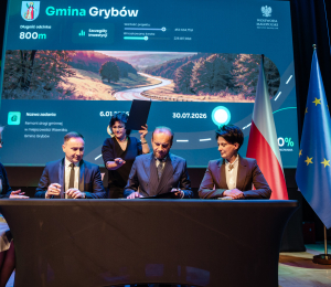 Dofinansowanie dla Gminy Grybów w ramach Rządowego Funduszu Rozwoju Dróg