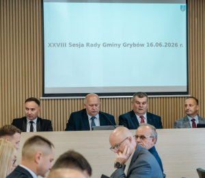 XXVIII Sesja Rady Gminy Grybów - absolutorium dla Wójta Gminy Grybów